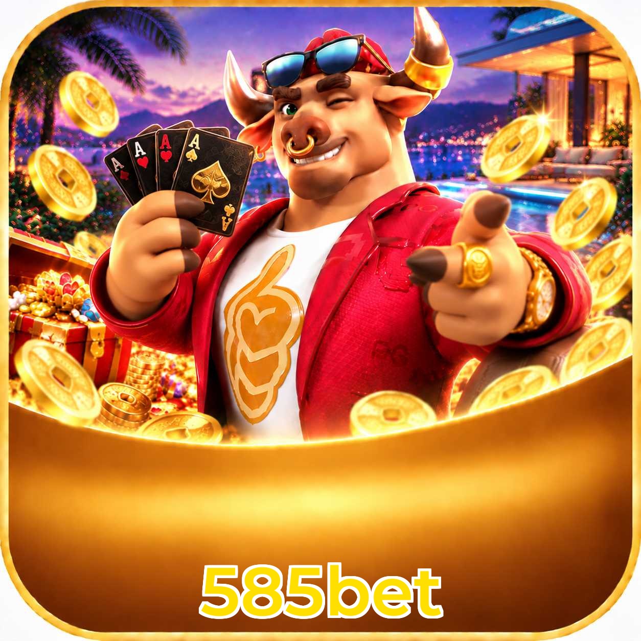 Aplicativo 585bet para Android e iOS com interface completa